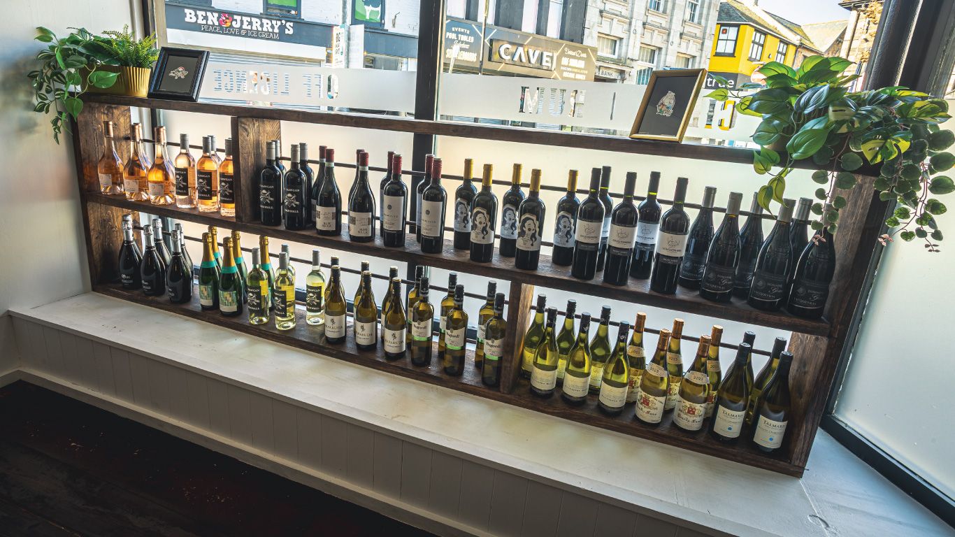 The Bearded Brewery - Newquay, wine in store
