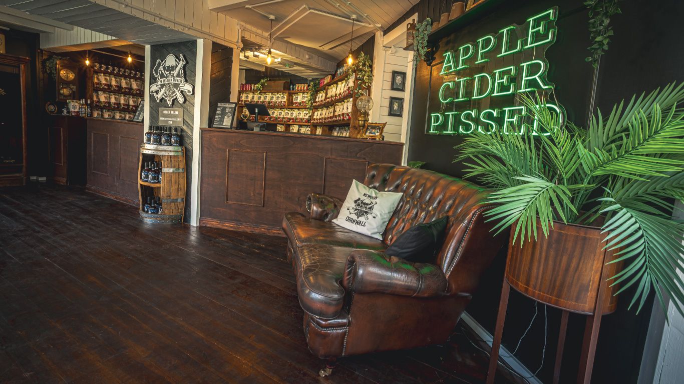 The Bearded Brewery - Newquay, seating